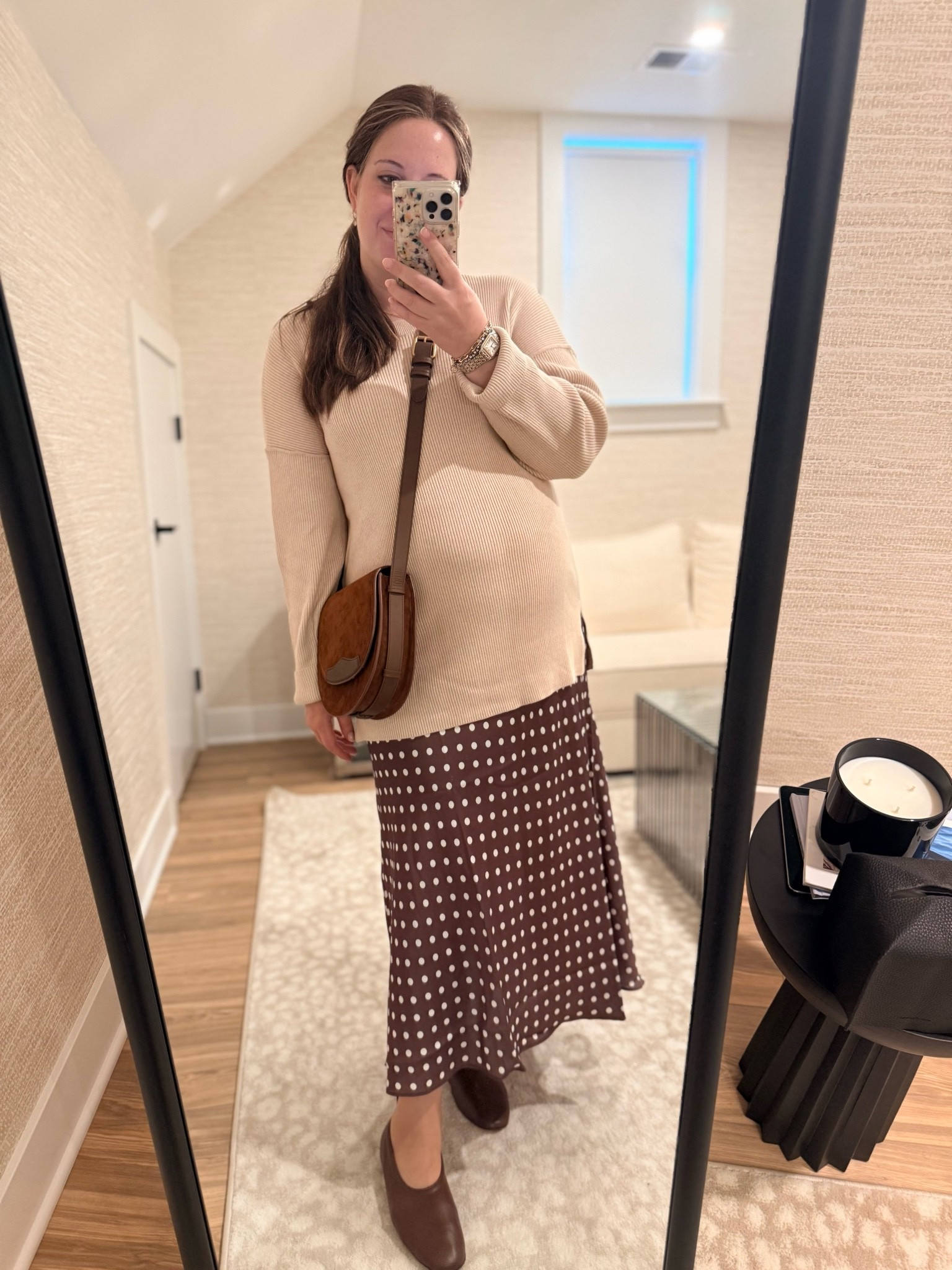 Full look is from @Quince  
I love how Quince is affordable and wearable luxury.
My look is maternity but I’m sharing links to similar options 
that are not maternity as well. Sweater: Size Large (maternity) Dress: Size XL (Maternity) 
#quincepartner

#LTKootd #LTKBaby #LTKBump