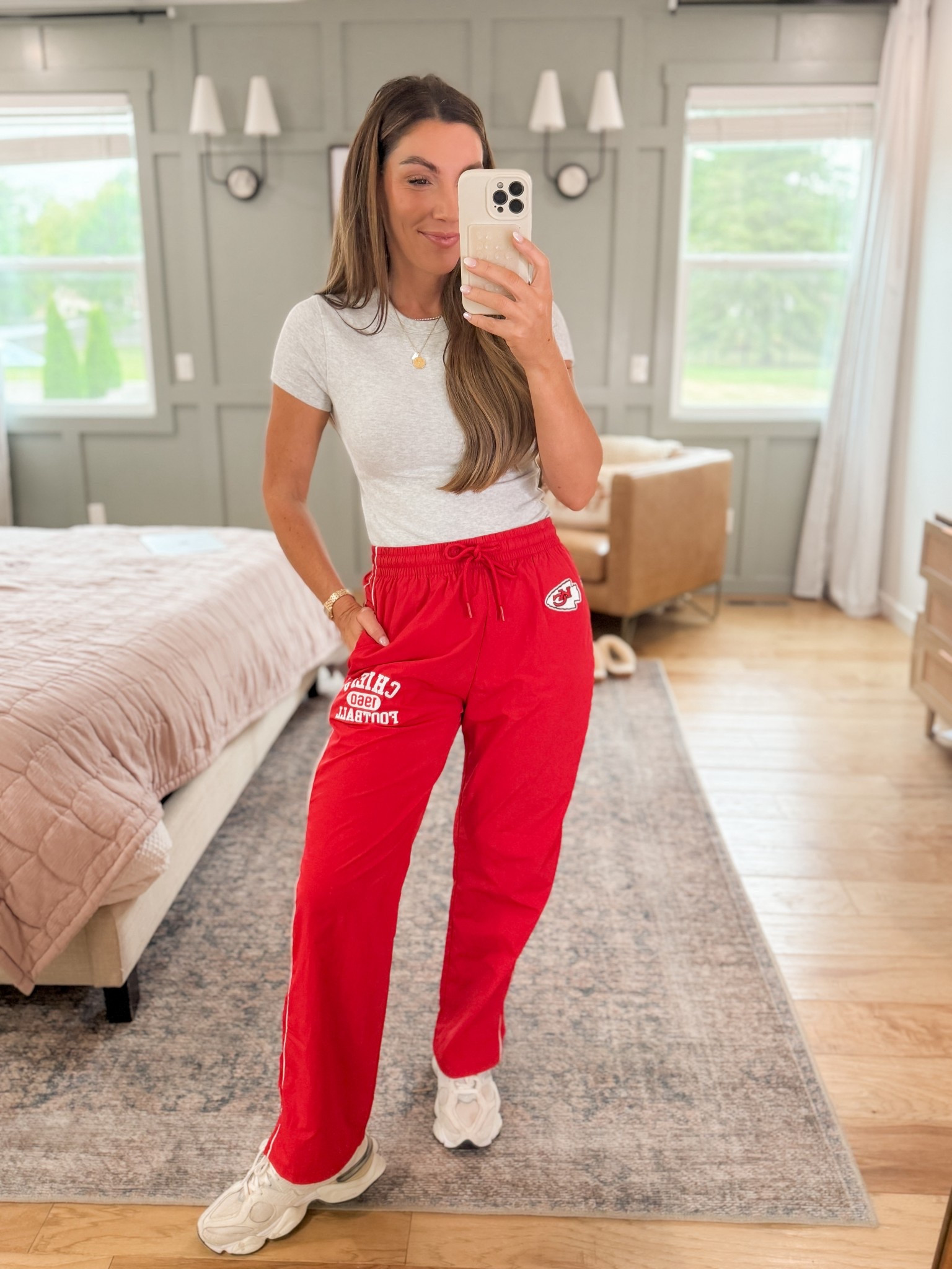 In our supportive bridesmaid era for Taylor and Travis! 
Abercrombie Chiefs 

#LTKFindsUnder100 #LTKStyleTip #LTKActive