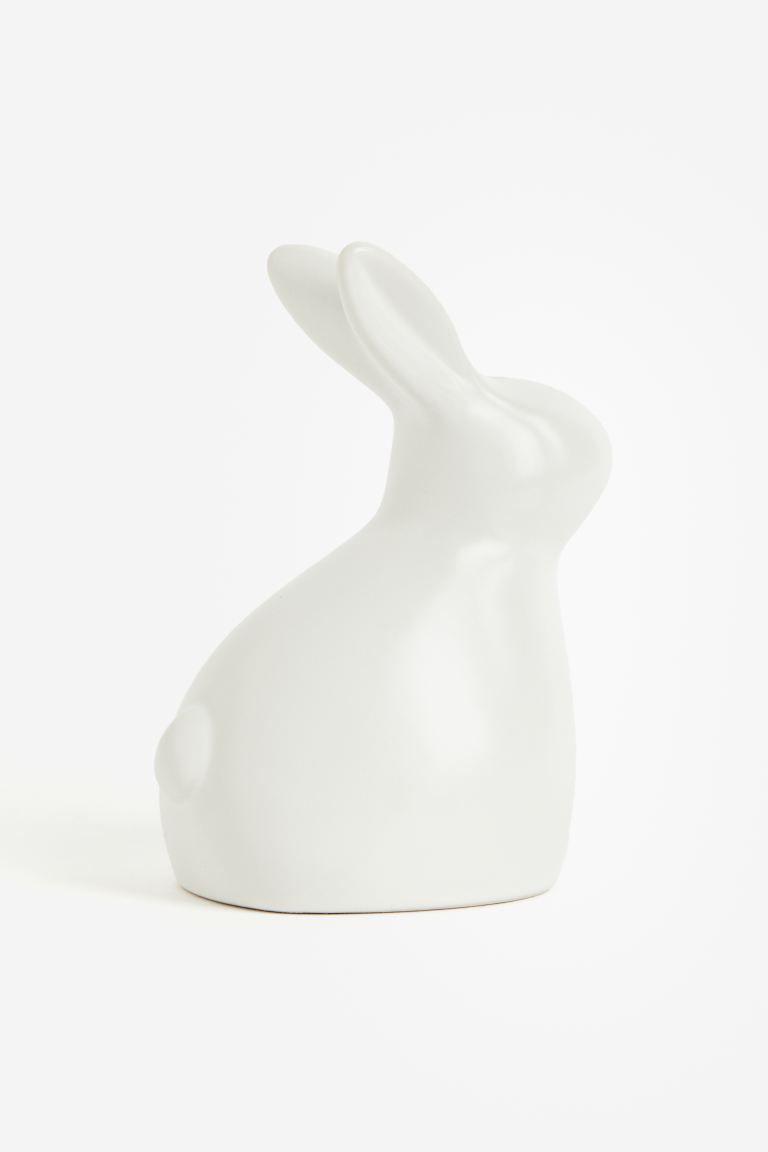 Stoneware Easter Bunny - White - Home All | H&M US | H&M (US + CA)