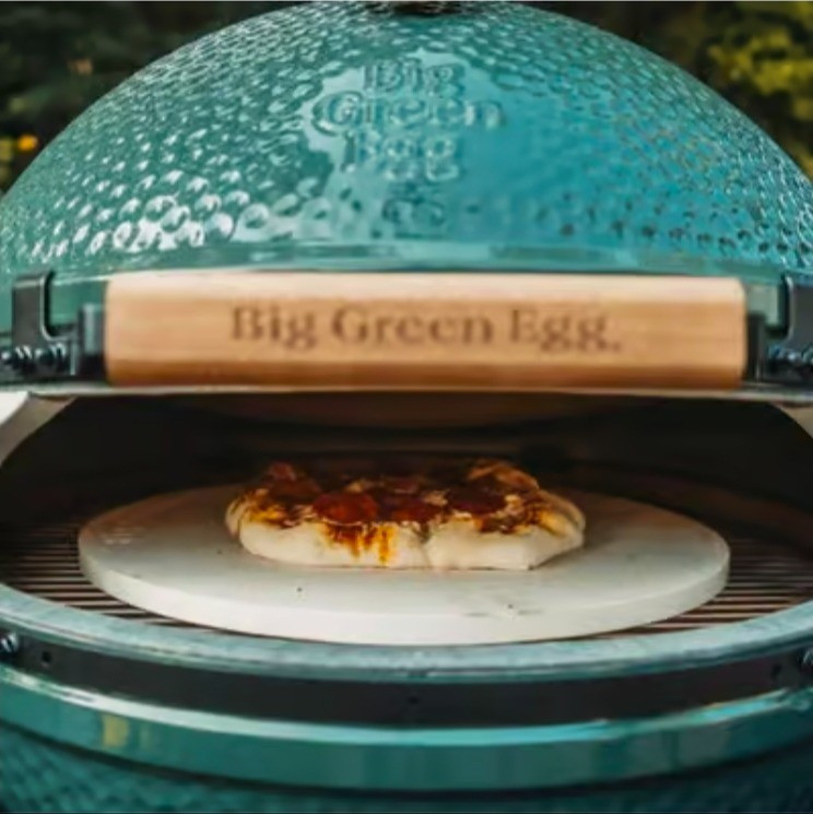 I could not get this new pizza accessory for my XL Big Green Egg in my cart fast enough.  I have wanted to purchase an open outdoor pizza oven for family gatherings and pizza night but didn't have the outdoor space to store it because of my BGE.  Now, I can convert what I have.  I absolutely love my forever grill!

#LTKMens #LTKHome #LTKfoodie