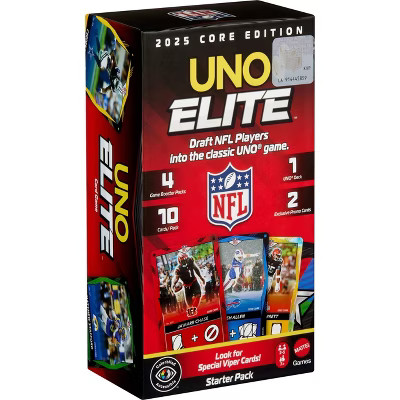 Mattel Uno Elite NFL Core Starter Pack Card Game | Target