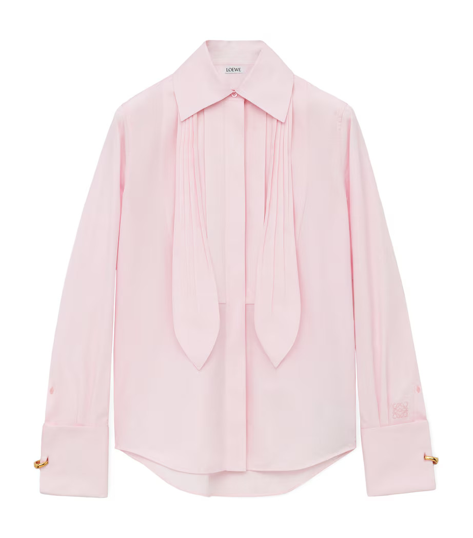 Poplin Tie-Detail Shirt | Harrods