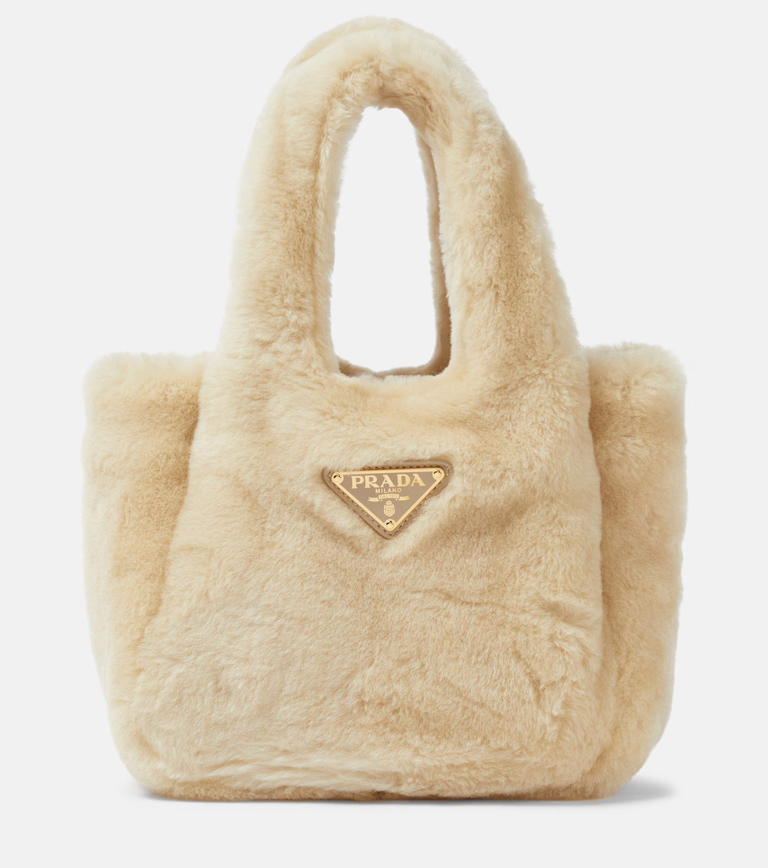 Mini shearling tote bag | Mytheresa (UK)