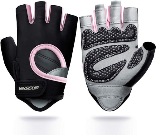 VINSGUIR Workout Gloves for Men and Women, Weight Lifting Gloves with Excellent Grip, Lightweight Gym Gloves for Weightlifting, Cycling, Exercise, Crosstraining, Pull ups, Fitness, Climbing and Rowing | Amazon (US)