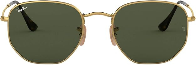 Ray-Ban RB3548N Hexagonal Flat Lenses Sunglasses | Amazon (US)