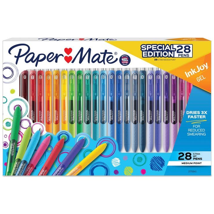 Paper Mate 28ct Inkjoy Gel Pens Holiday 2022 | Target