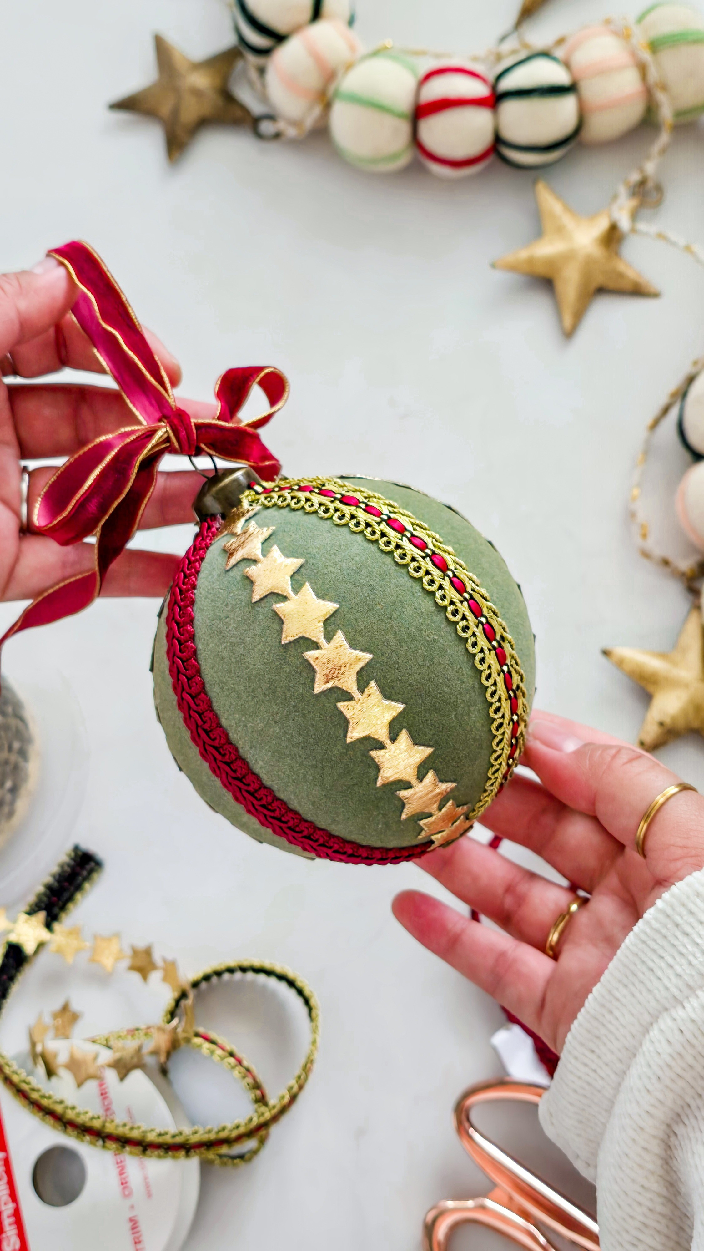DIY Whimsical ornament! Easy, budget-friendly, and perfect on the tree! 🎄

#LTKHoliday #LTKSeasonal #LTKHome