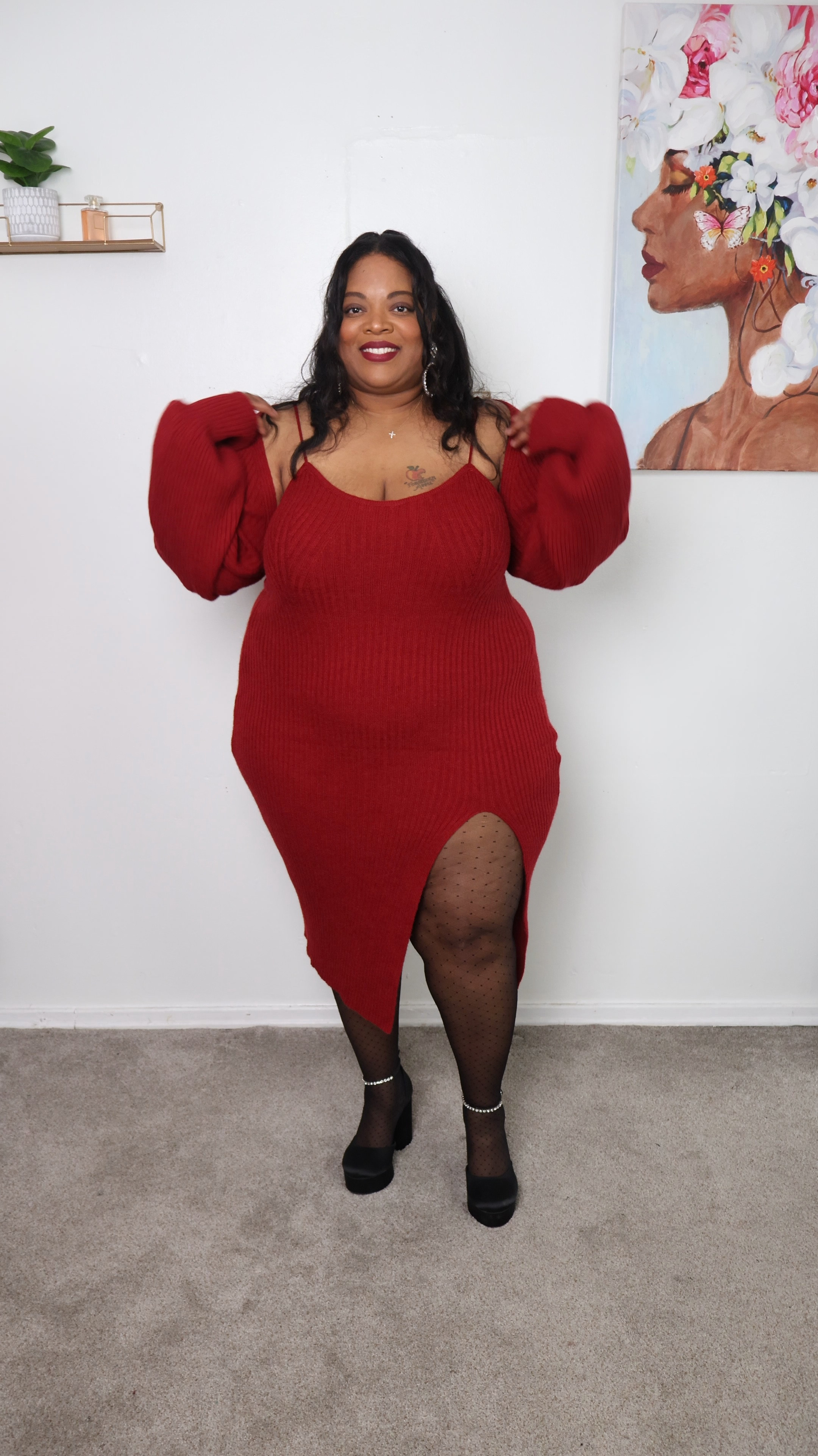 This cute little set from CIDER is on sale right now for just $14.99! Perfect for the season, whether you’re heading out for a date night or spicing things up at a holiday party. Plus, this color is totally in this season. 

#LTKSaleAlert #LTKPlusSize #LTKFindsUnder50