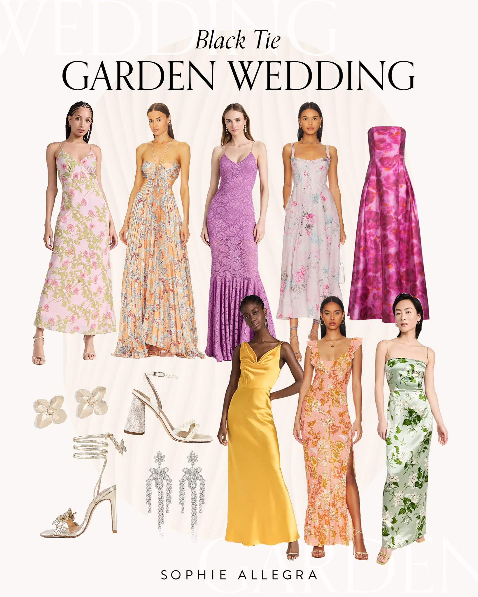 What to wear to a black tie garden wedding #blacktie #wedding #weddingguest #dress

#LTKwedding