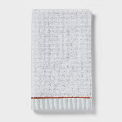 Traditional Gingham Plaid Towel Blue - Threshold™ | Target