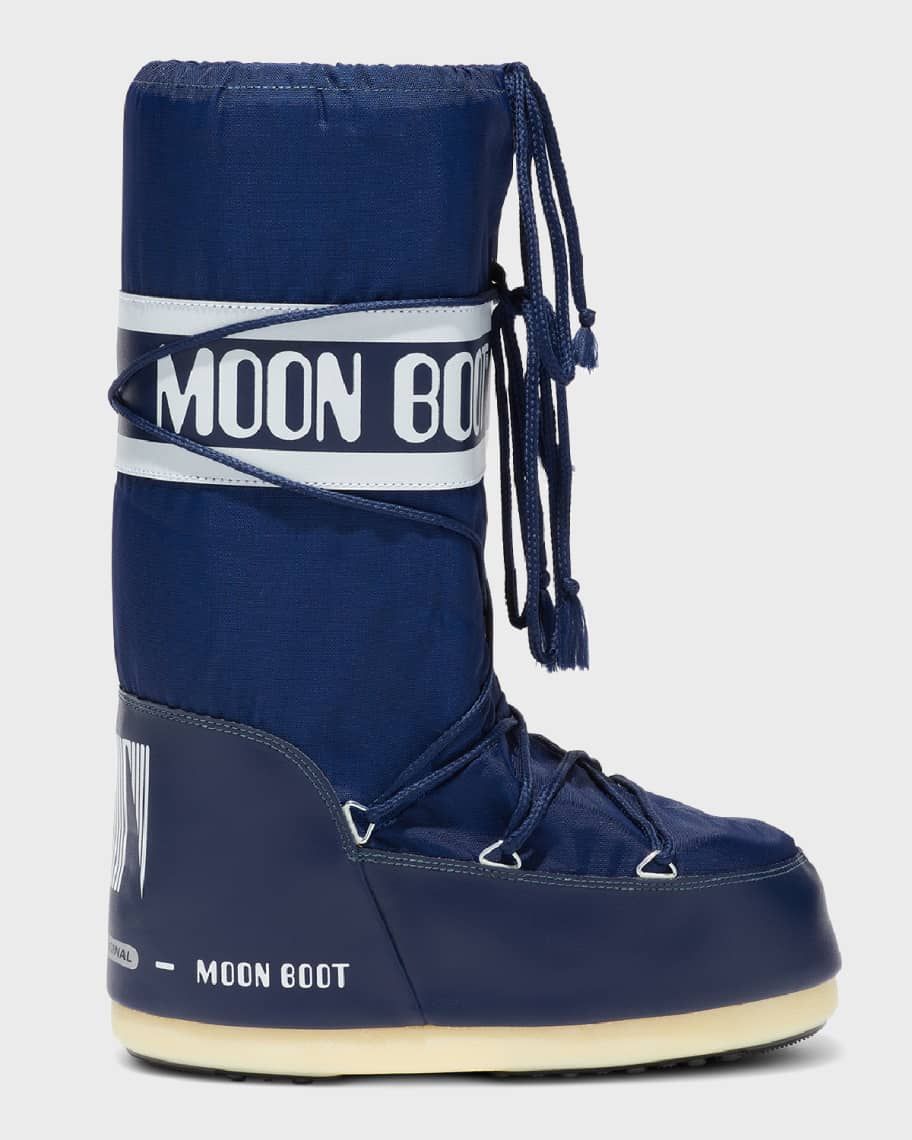 Nylon Lace-Up Snow Boots | Neiman Marcus