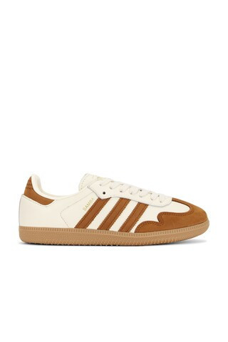 adidas Originals Samba OG Sneaker in Brown,Cream | FWRD 