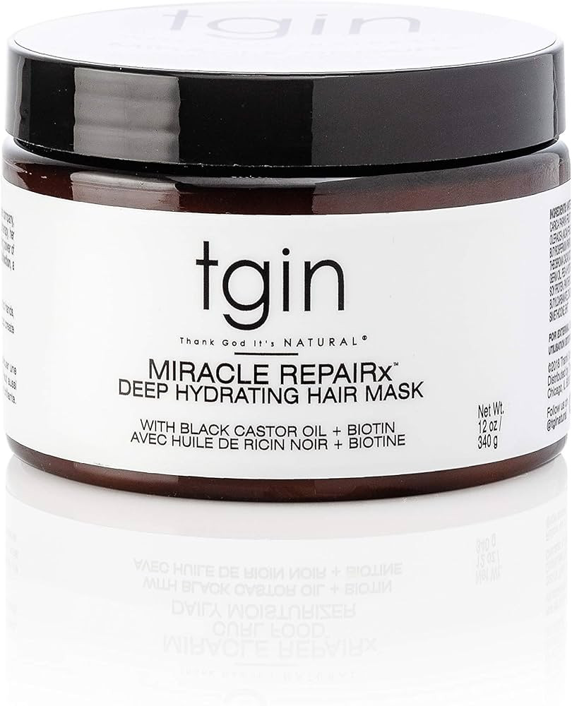 tgin Miracle Repairx Deep Hydrating Hair Mask For Damaged Hair - Dry Hair - Curly Hair - Restore ... | Amazon (US)