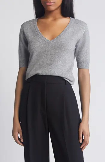 Harriet V-Neck Wool & Cashmere Sweater | Nordstrom