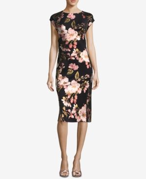 Eci Floral-Print Sheath Dress | Macys (US)