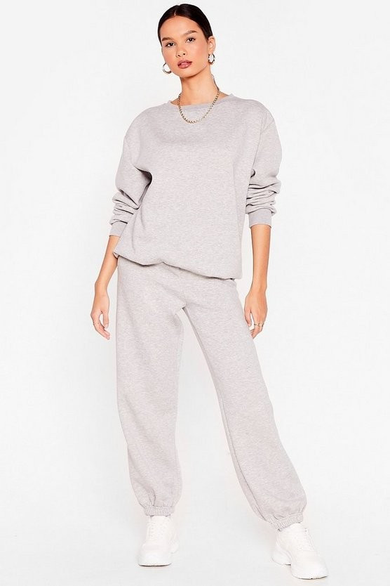 Kick Back Relaxed Sweatshirt and Jogger Set | NastyGal (US & CA)