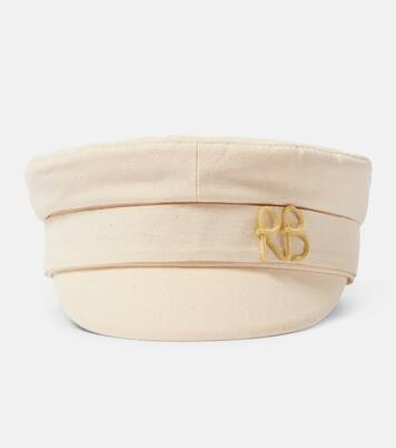 Logo cotton canvas newsboy cap | Mytheresa (US/CA)