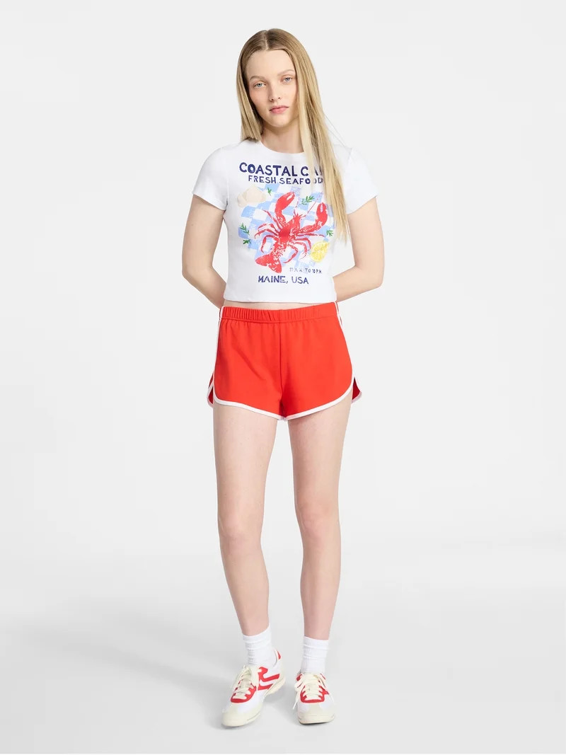 No Boundaries Knit Jersey Shorts, 2" Inseam, Women's XXS-XXL | Walmart (US)