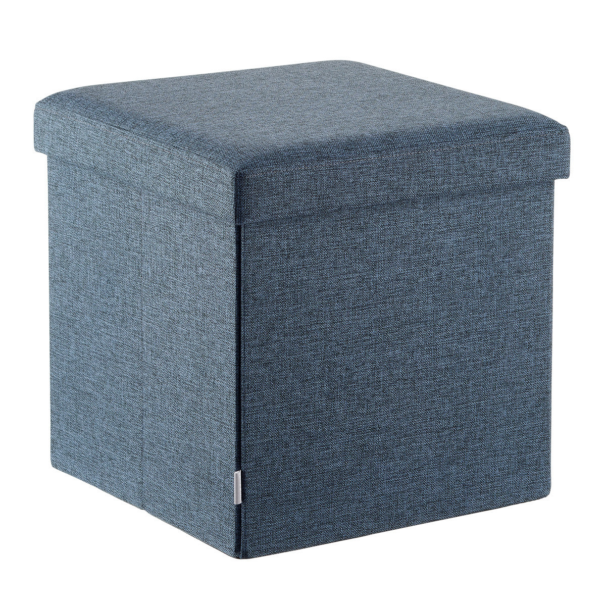 Poppin Box Seat Slate  Blue | The Container Store