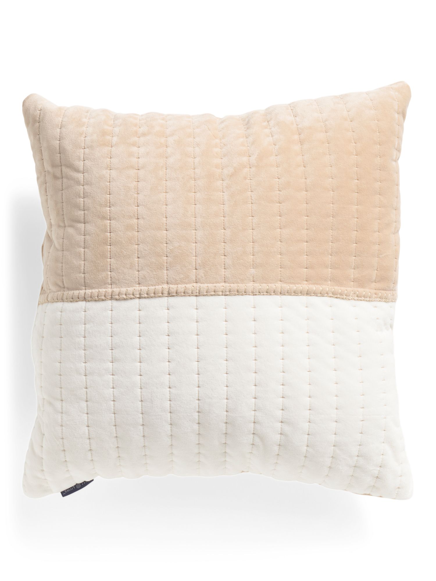 20x20 Color Block Quilted Plush Pillow | Marshalls