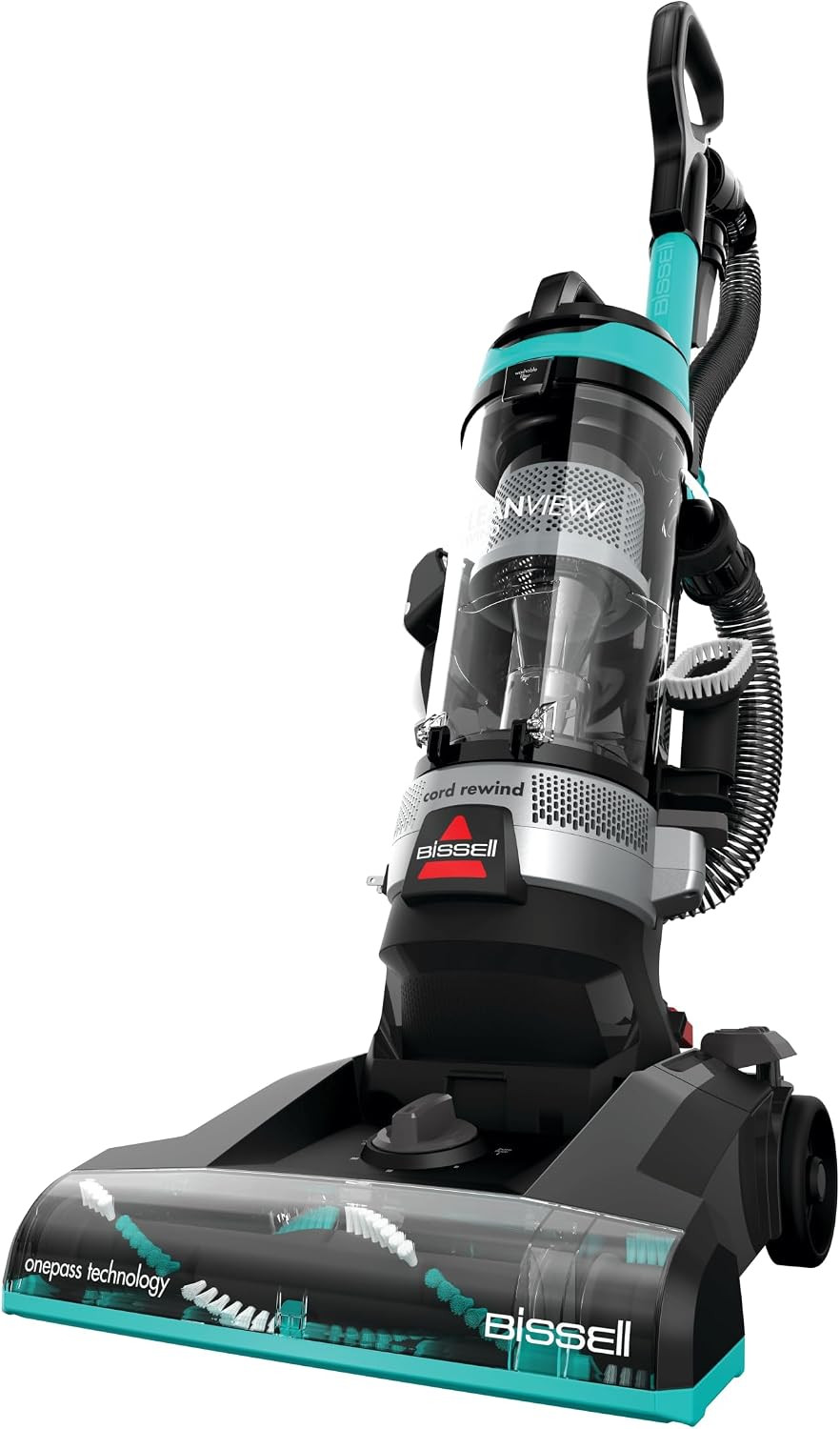 Bissell CleanView Rewind Pet Bagless Vacuum with Automatic Cord Rewind, Active Extension Wand for Hard-to-Reach Areas, Powerful Suction & Multi-Surface Cleaning, 3534 | Amazon (US)