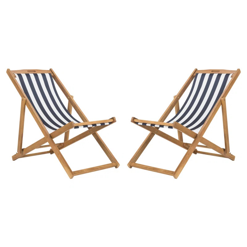 Winston Outdoor Armless Lounge Chair (Set of 2) | Wayfair North America
