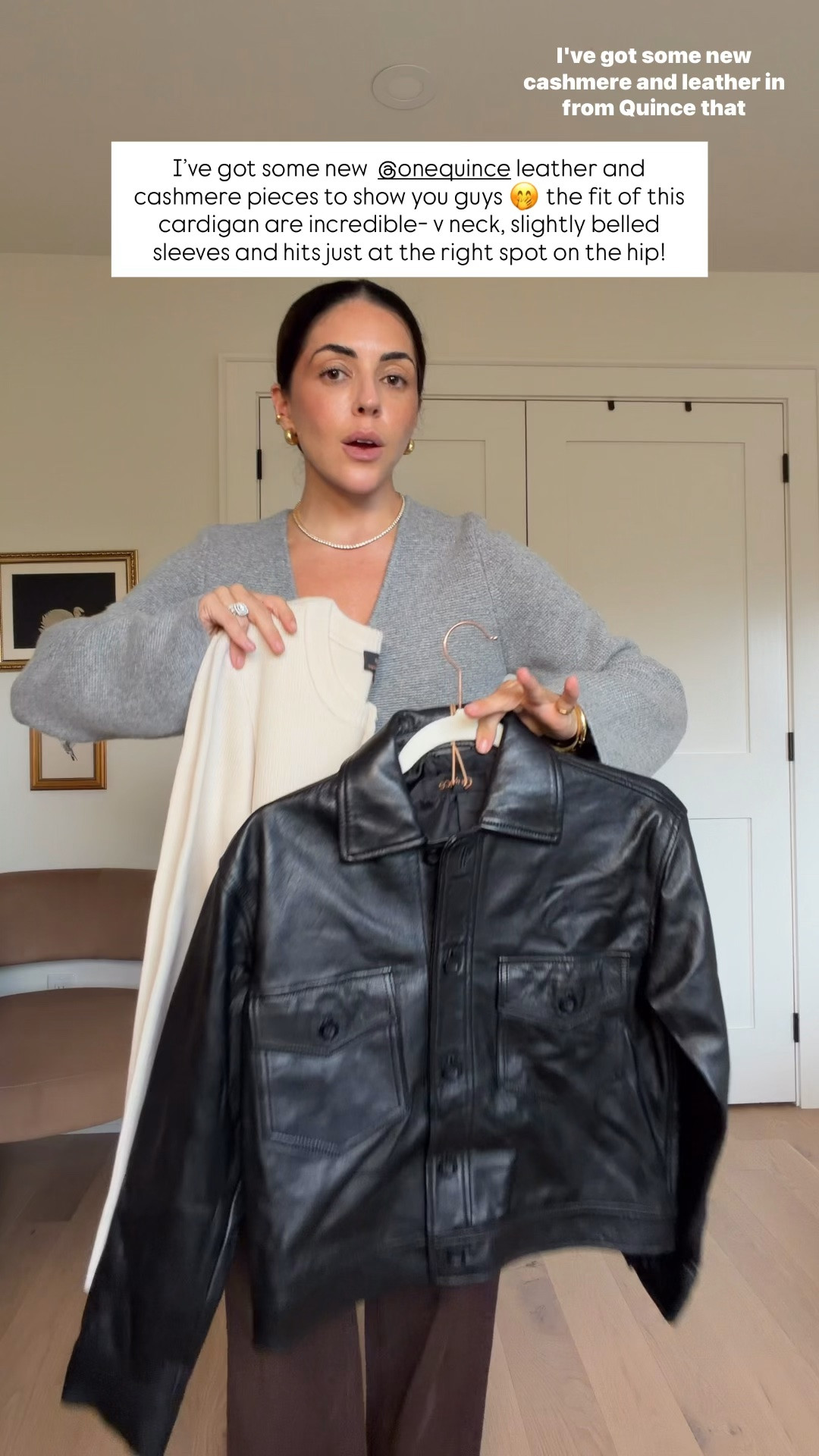 I’ve got some new @quince leather and cashmere pieces that i can’t wait to share with you guys 🤭 what I love about quince is you can pick up such high quality fabrics at a much affordable price point than pretty much anywhere else!

#quincepartner

#LTKcanada #LTKfall