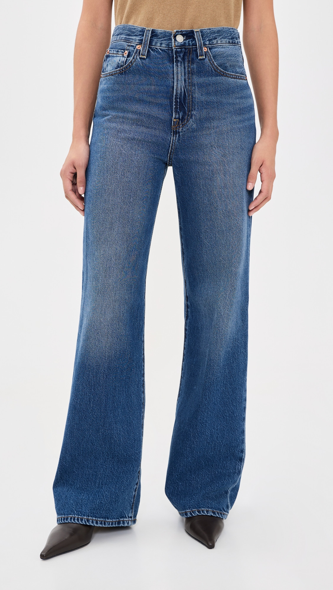 Levi's Ribcage Wide Leg Jeans Maybe Anywhere 32 | Shopbop