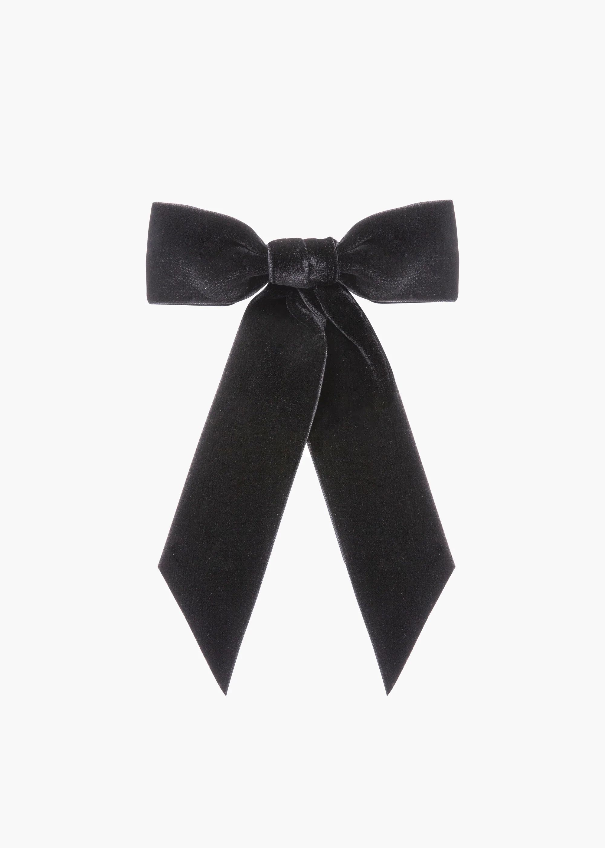 Wide Velvet Bow Barrette | Jennifer Behr 