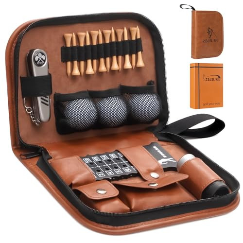 Zeceliko Golf Gifts for Men and Women - Golf Accessory Set (Including rangefinder, Golf Multi-Function Clubs, Golf Balls, Golf Brushes, scorekeeper, Golf shafts, Golf Clips and Gift Boxes) | Amazon (US)