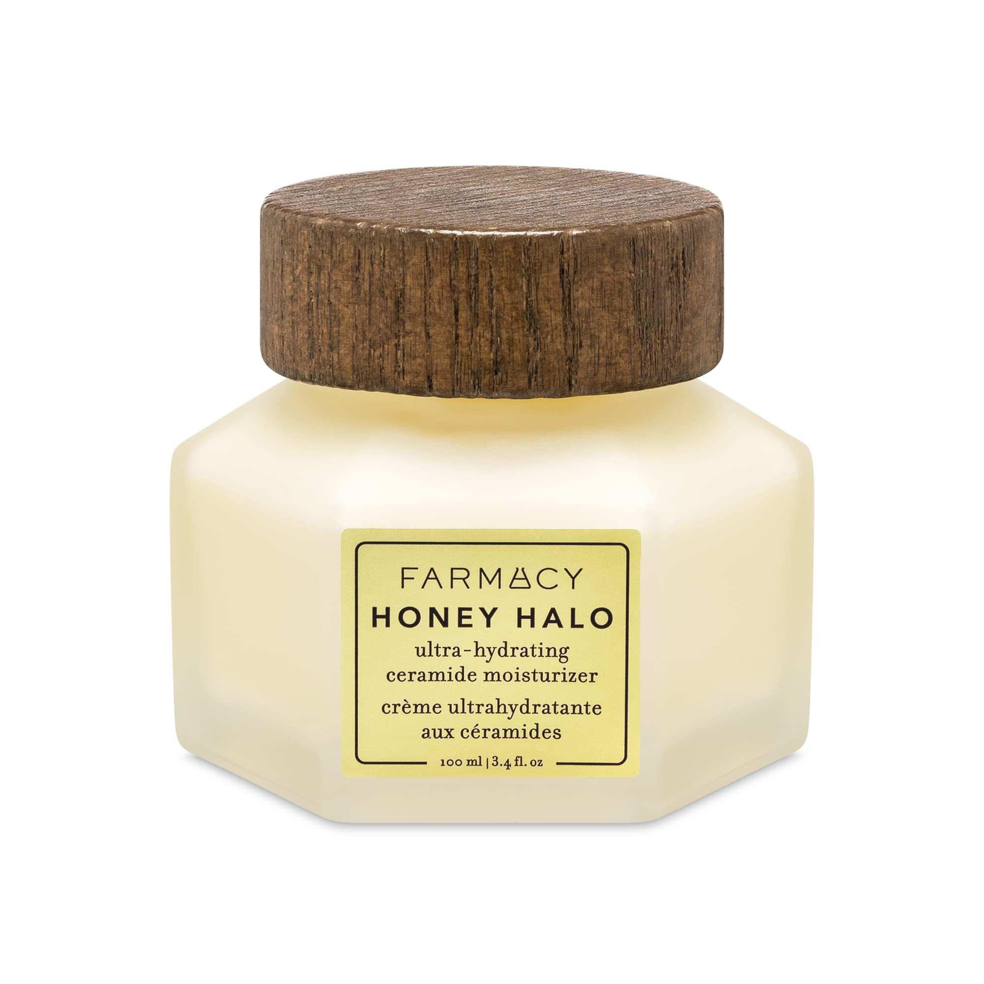 Farmacy Ceramide Face Moisturizer - Honey Halo Hydrating Facial Moisturizer for Dry Skin - Plumps... | Amazon (US)