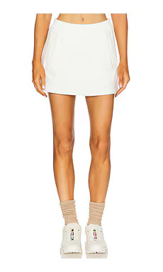 alo Polar Fleece Wintry Mix Skirt in Ivory from Revolve.com | Revolve Clothing (Global)
