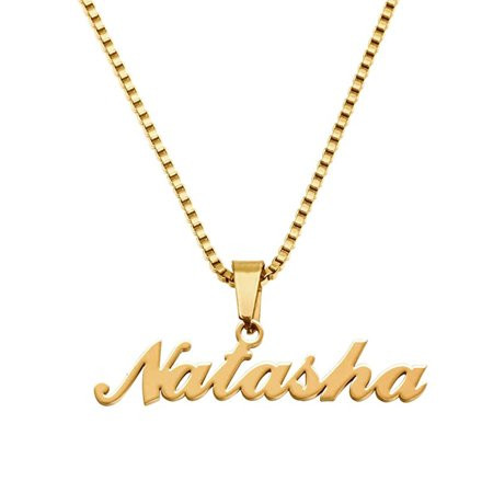 Custom Name Necklace Personalized Choker Custom Name Lobster Clasp Necklace Personalized Jewelry Han | Walmart (US)