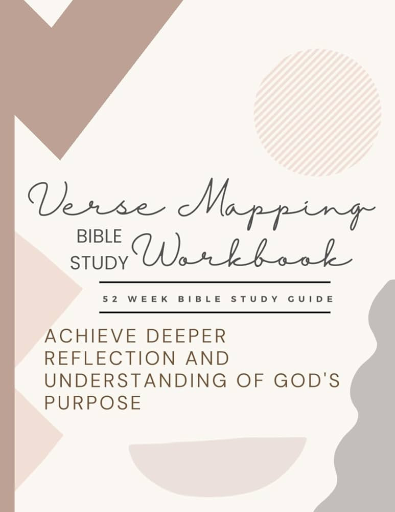 Verse Mapping Journal, A 52-week Verse Mapping Bible Study Journal | Amazon (US)