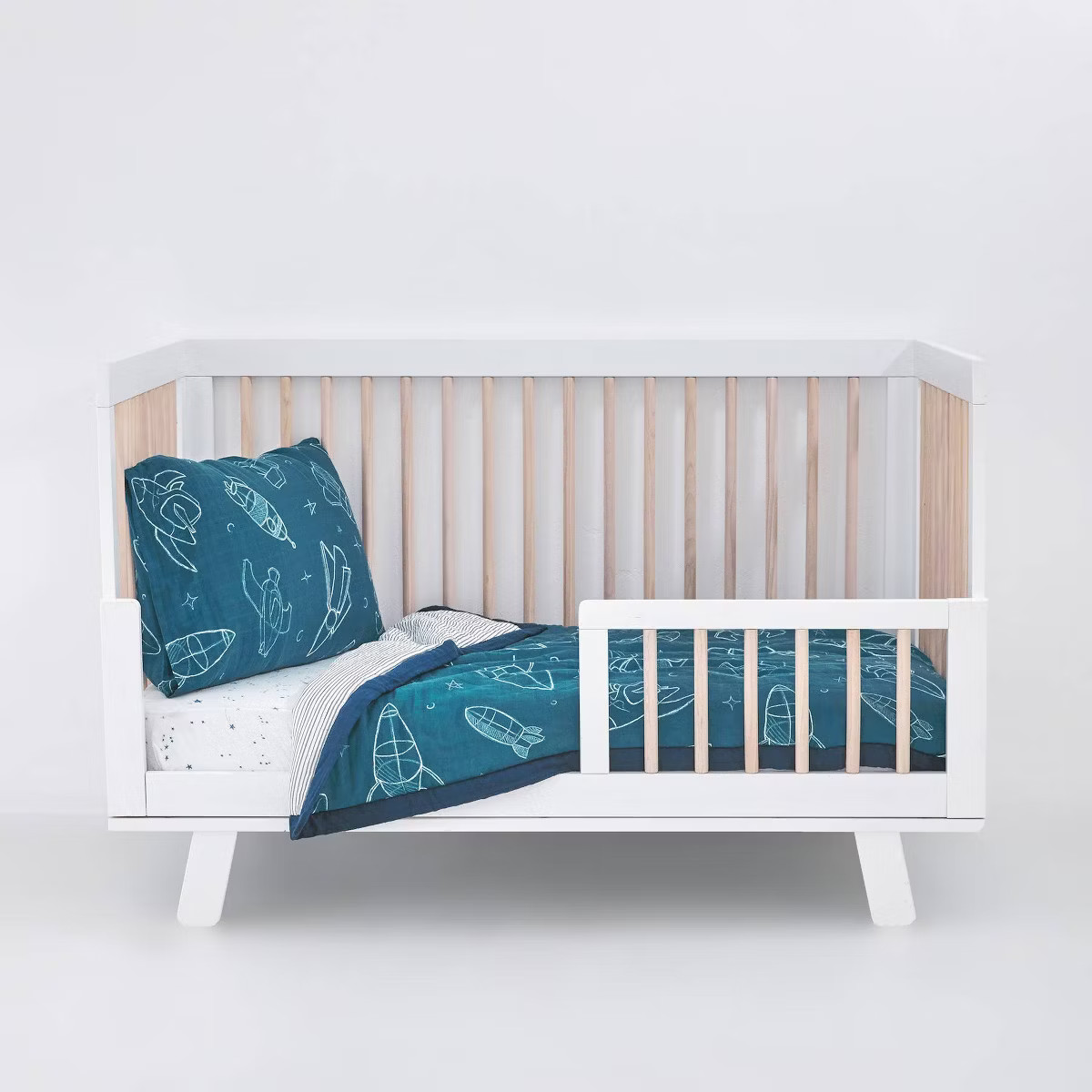 Little Unicorn Muslin Toddler Bedding Set - Dino Names | Target