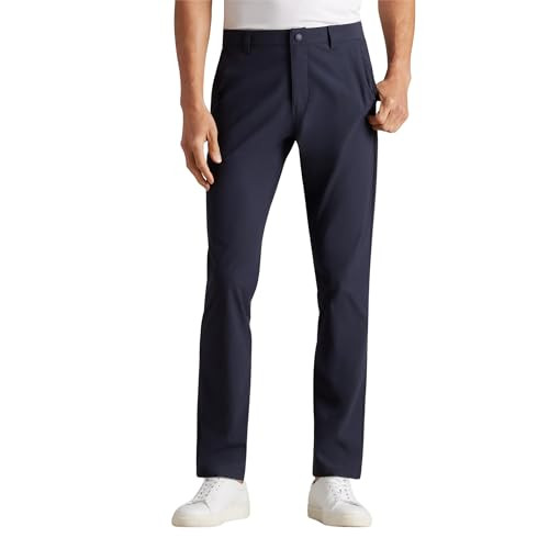 Rhone Men's Commuter Pants, Slim-Fit - Stretch Fabric, Wrinkle Resistant (True Navy, 32-32) | Amazon (US)
