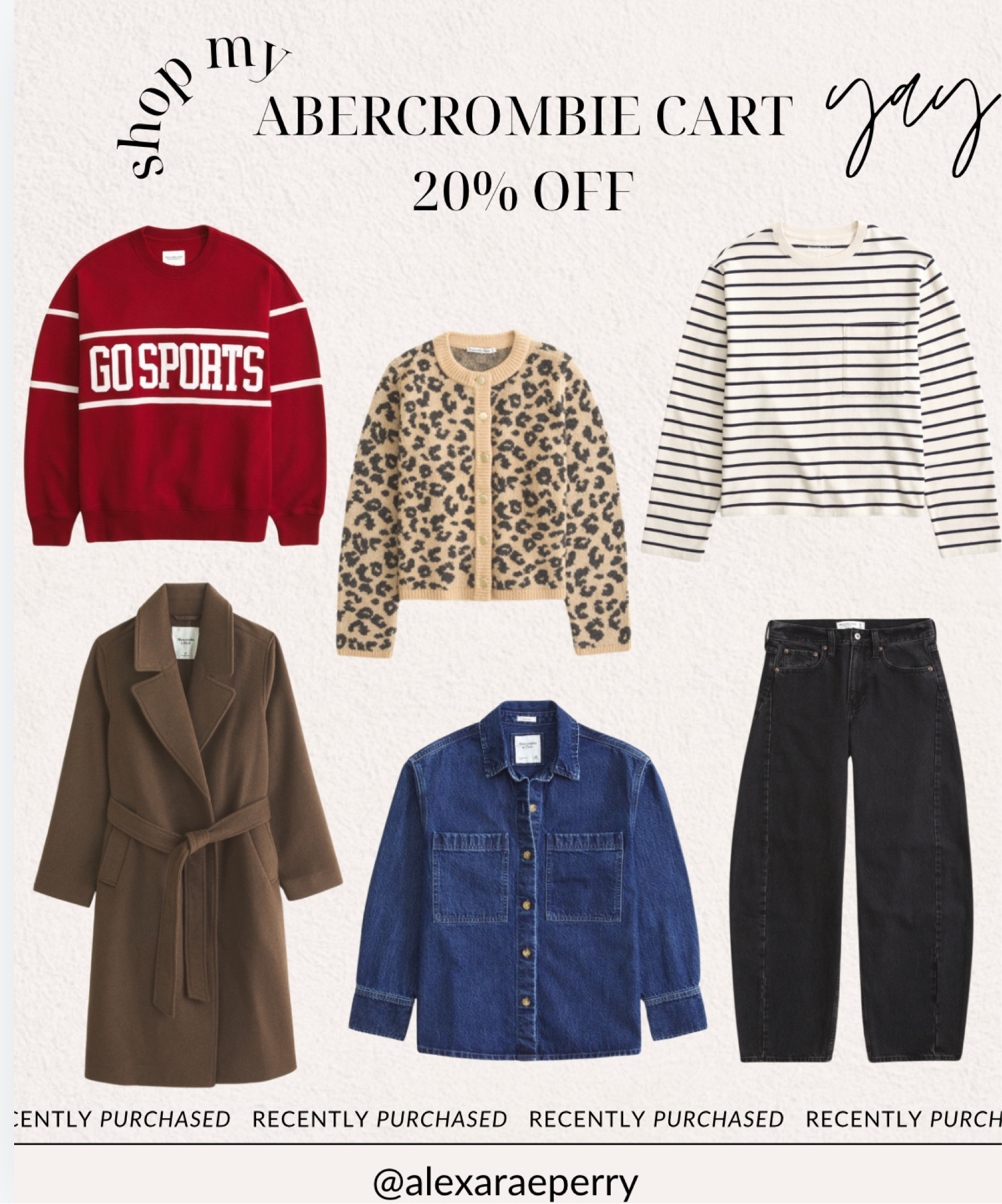 Shop my Abercrombie cart!! Use code AFLTK for 20% off!!!!

#LTKFallSale #LTKFindsUnder100 #LTKSaleAlert