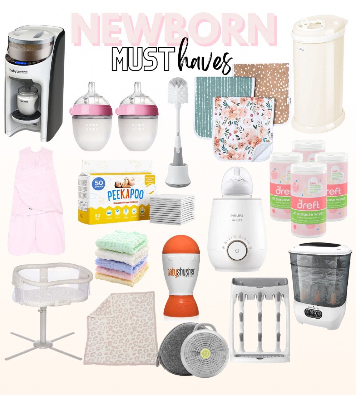 Newborn must haves, baby shower registry, maternity, pregnancy 

#LTKbaby #LTKbump
