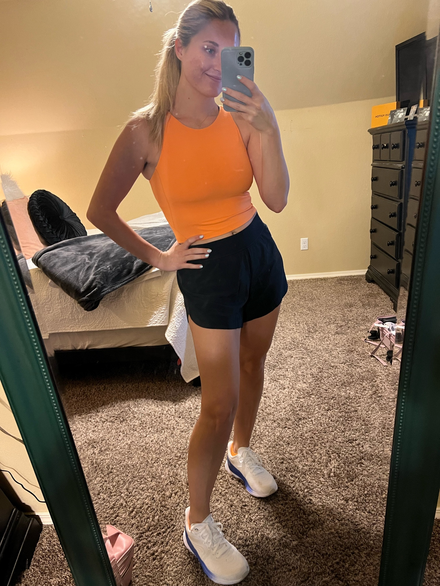 Little workout fit for this morning 💪🏼🏋🏼‍♀️🧡 these shorts are my new favs from Amazon!! Lululemon look alikes!

#LTKFitness #LTKStyleTip #LTKFindsUnder50