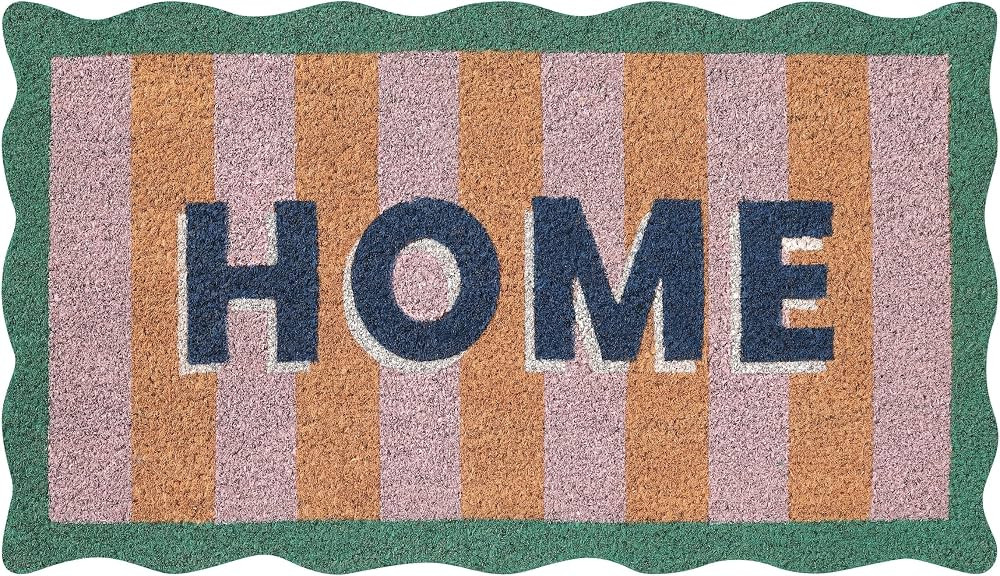 Folkulture Home Sweet Home Door Mat, Eco Friendly Mats for Front Door, 28" x 16" Inch Welcome Mat... | Amazon (US)