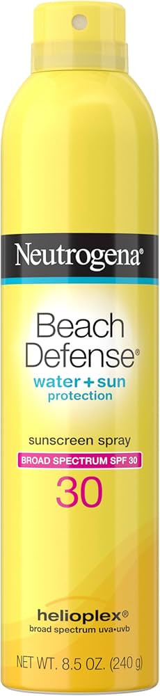 Neutrogena Beach Defense SPF 30 Sunscreen Spray, Broad Spectrum, Lightweight & Fast Absorbing, Ox... | Amazon (US)