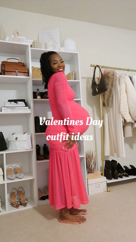 Valentine’s Day dress ideas. Non maternity outfit to wear out. Shop the look under $40

#valentinesdayoutfit #vdaydress #pinkdress 

#LTKfindsunder50 #LTKstyletip #LTKbump