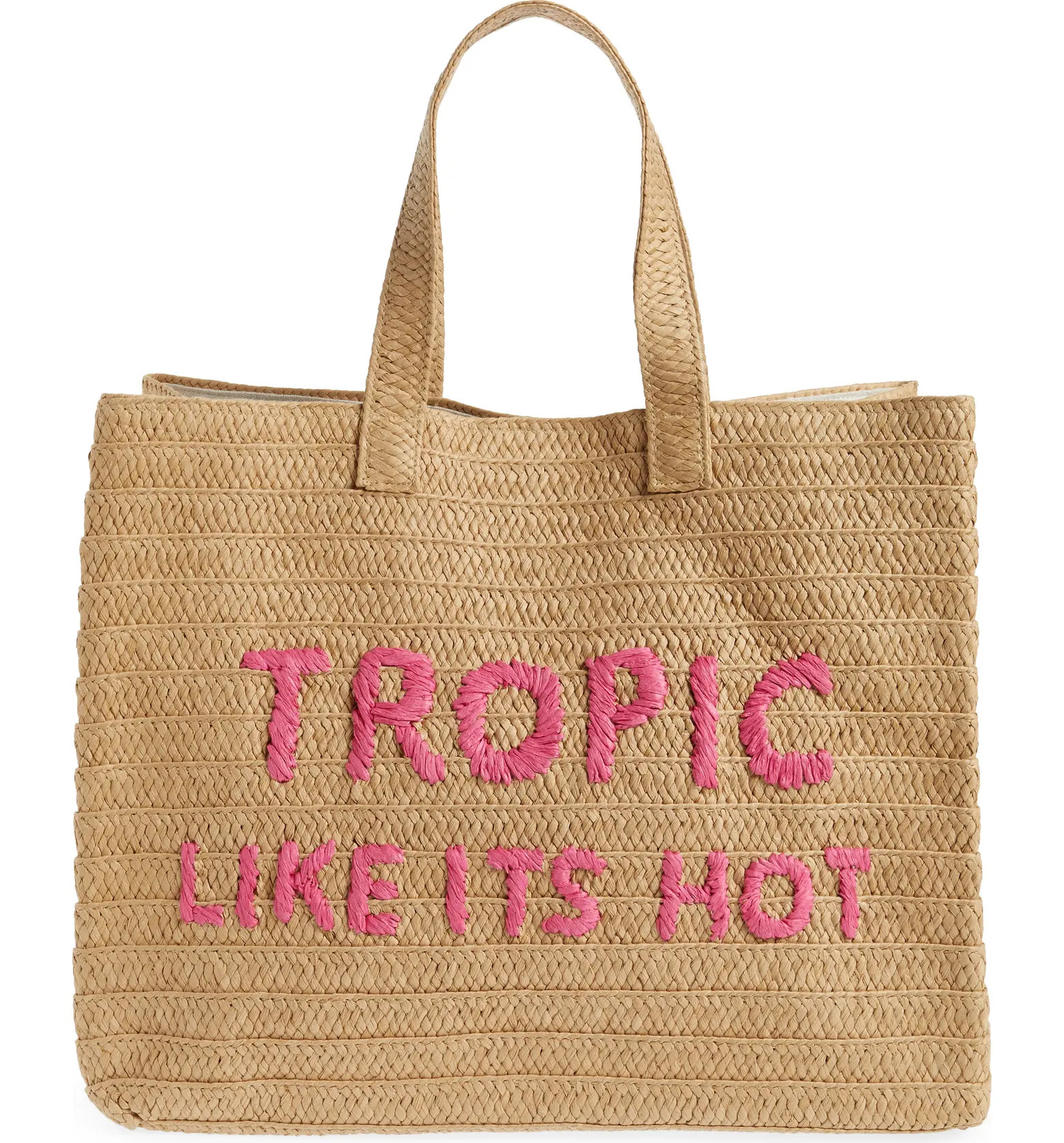 Tropic Like Its Hot Straw Tote | Nordstrom