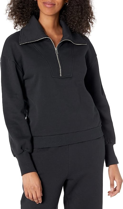 The Drop Women's Hayley Half Zip Fleece Sweatshirt | Amazon (US)