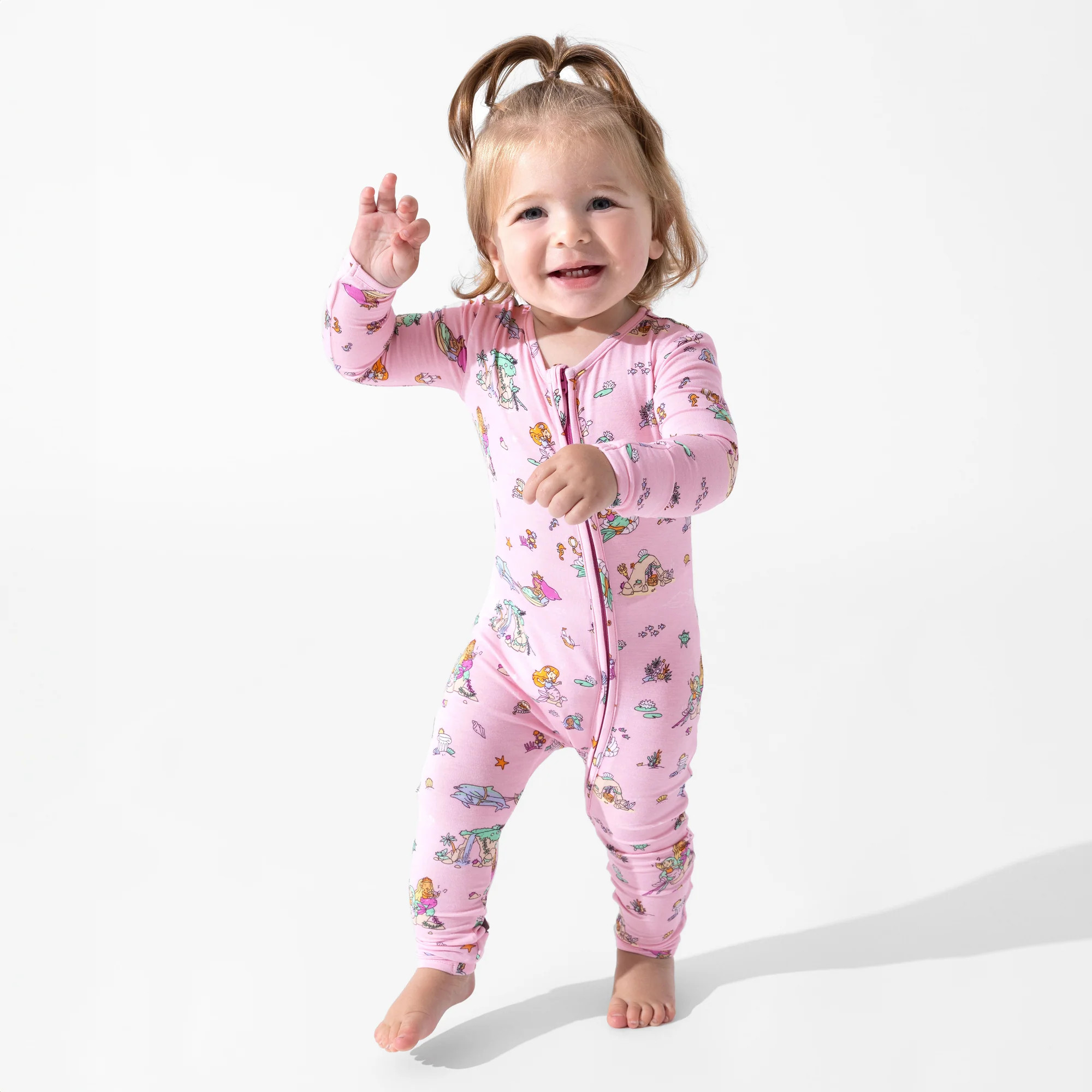 Mermaid Lagoon Bamboo Convertible Footie | Bellabu Bear