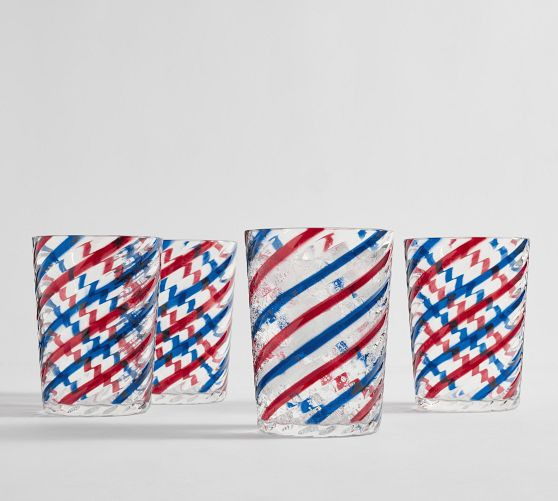 Americana Stripe Outdoor Tumblers | Pottery Barn (US)