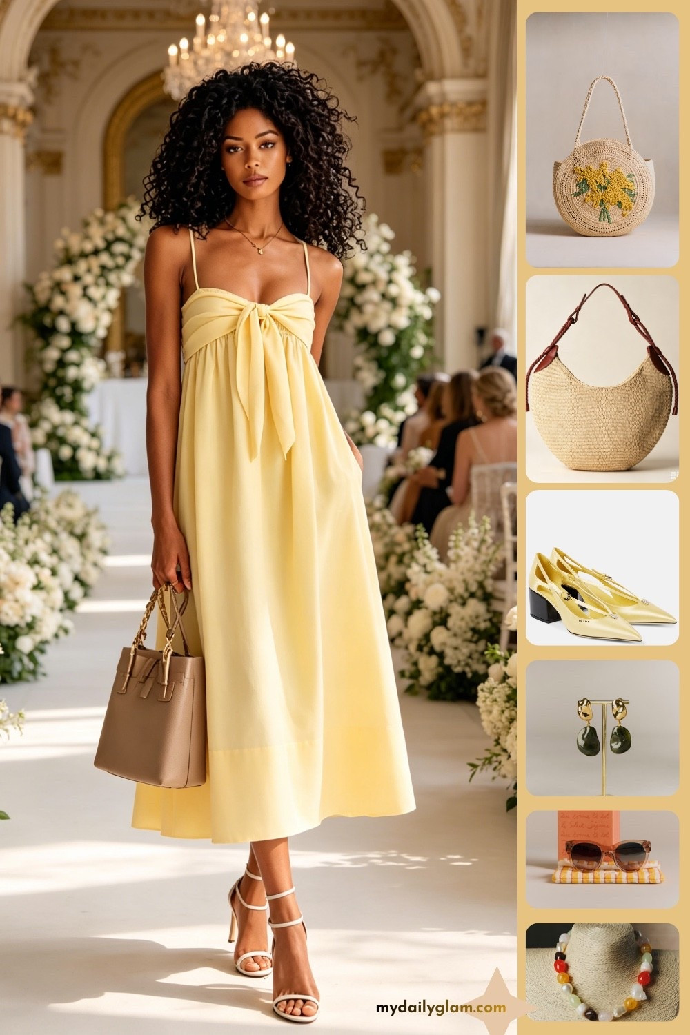 Yellow Bow Front Midi Dress | Bright Wedding Guest Outfit
#YellowWeddingGuestDress #SummerWeddingStyle #BridalGuestOOTD

#LTKootd #LTKOver40 #LTKSeasonal