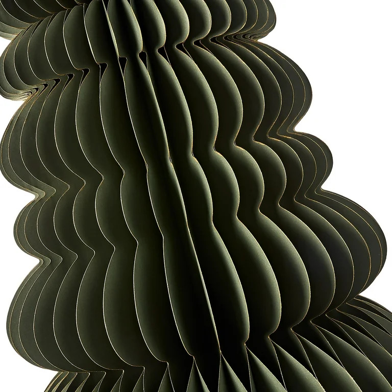 Holiday Time 47IN Tall Green Paper Christmas Tree - Walmart.com | Walmart (US)