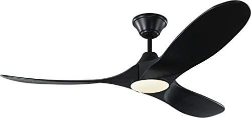 Monte Carlo 3MAVR52BKBKD Maverick II Energy Star 52" Ceiling Fan with LED Light and Hand Remote Cont | Amazon (US)