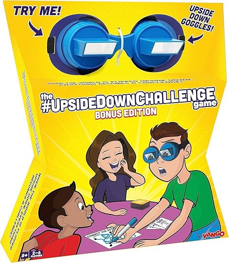 Vango The UpsideDownChallenge Game for Family & Kids - Fun Challenges with Upside Down Goggles - ... | Amazon (US)